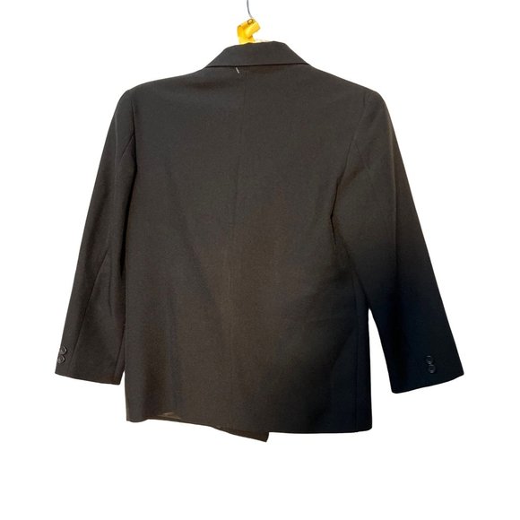 Retro Kids Black Blazer 12 Double breasted Jacket - Picture 2 of 8